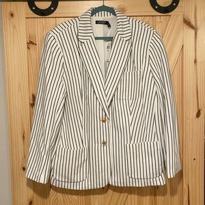 Ralph Lauren Black and White Women’s Suit Jacket